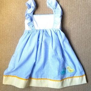 Nwot Lil Cactus Seersucker Ducky Sundress 5 yr